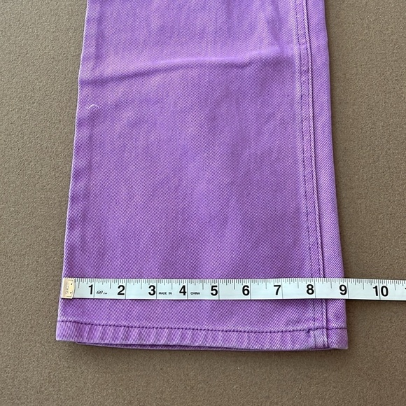 AFRM ODEN Purple Distressed Jeans - 26 - Picture 9 of 12